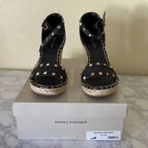 Marc Fisher studded wedges
